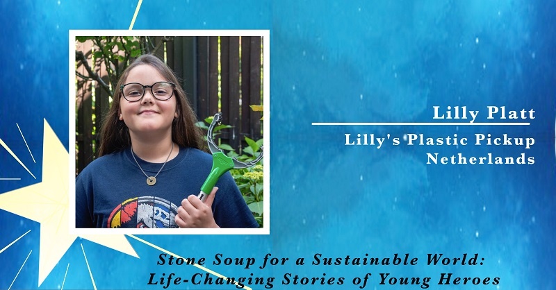 Lilly Platt, Founder of Lilly's Plastic Pick Up in the Netherlands